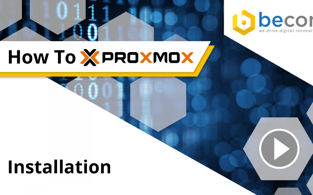 video how to proxmox installation becon gmbh