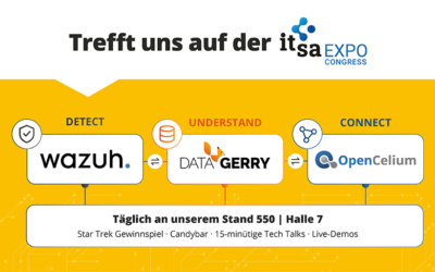 it-sa 2026: Open Source Security Stack mit Wazuh, DataGerry und OpenCelium